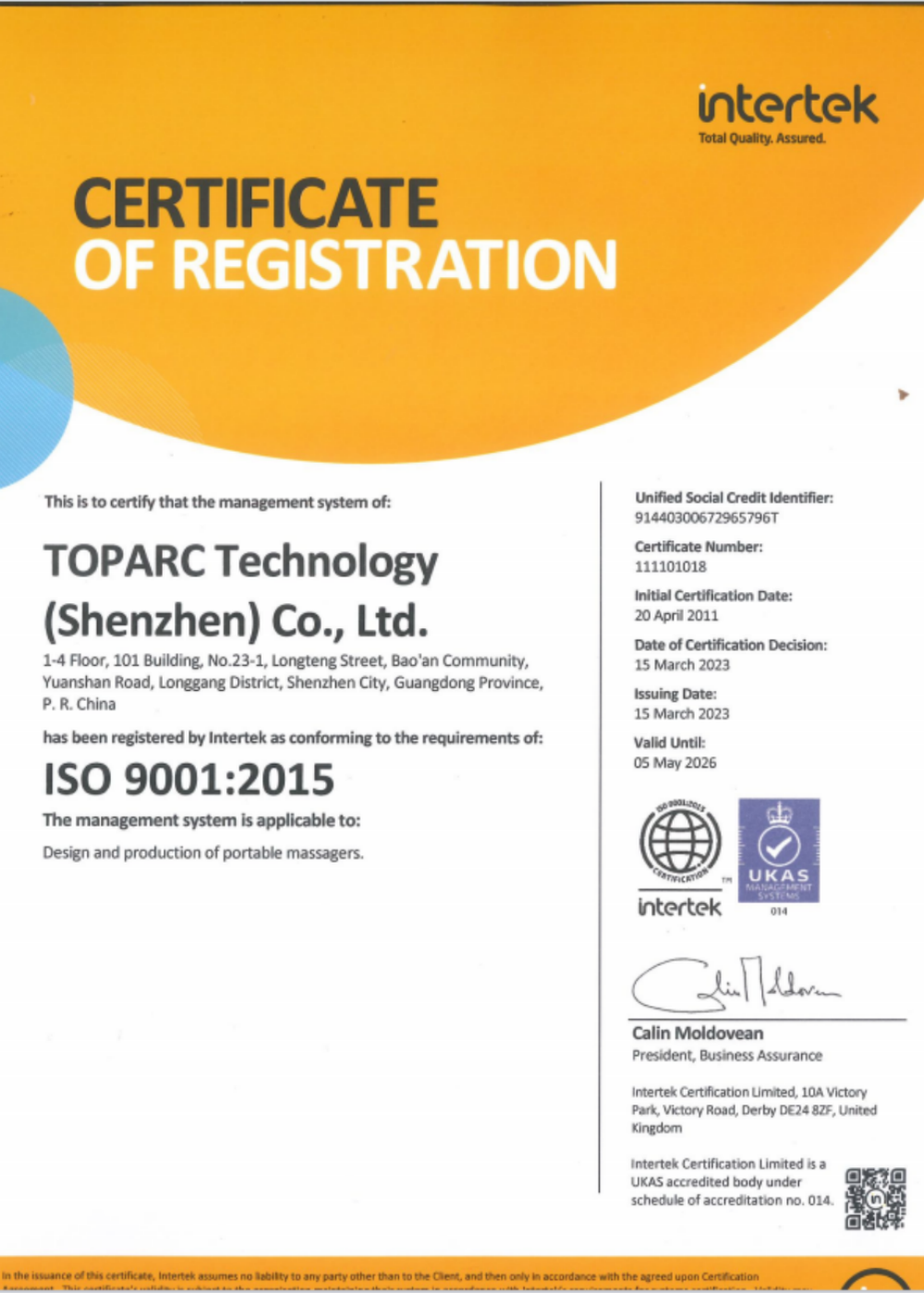 A12- ISO 900120152023