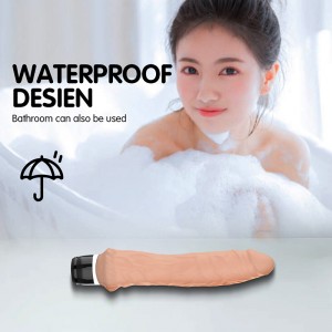 TOPARC’s newest flesh-colored silicone dildo vibrator