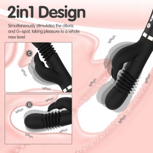 TOPARC Black Multi-Mode Zomo Head Vibrator Sex Toys