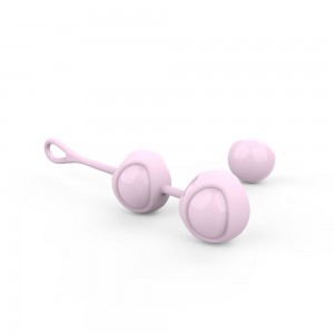 Jouets sexuels de réparation de muscle de plancher pelvien de boules de vagin roses de TOPARC