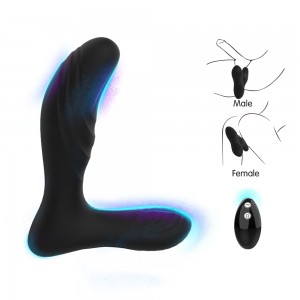 TOPARC Black Silicone Prostate Massager Toys