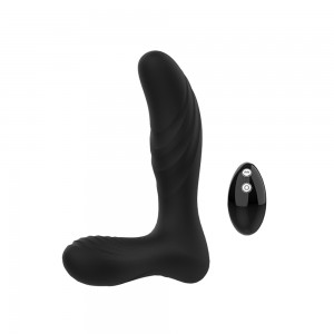 TOPARC Black Silicone Prostate Massager Amathoyizi