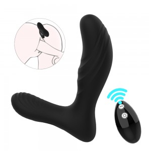 TOPARC Black Silicone Prostate Massager Toys